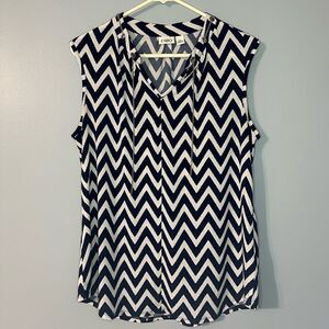 Cato Sleeveless Blouse w built in jewelry